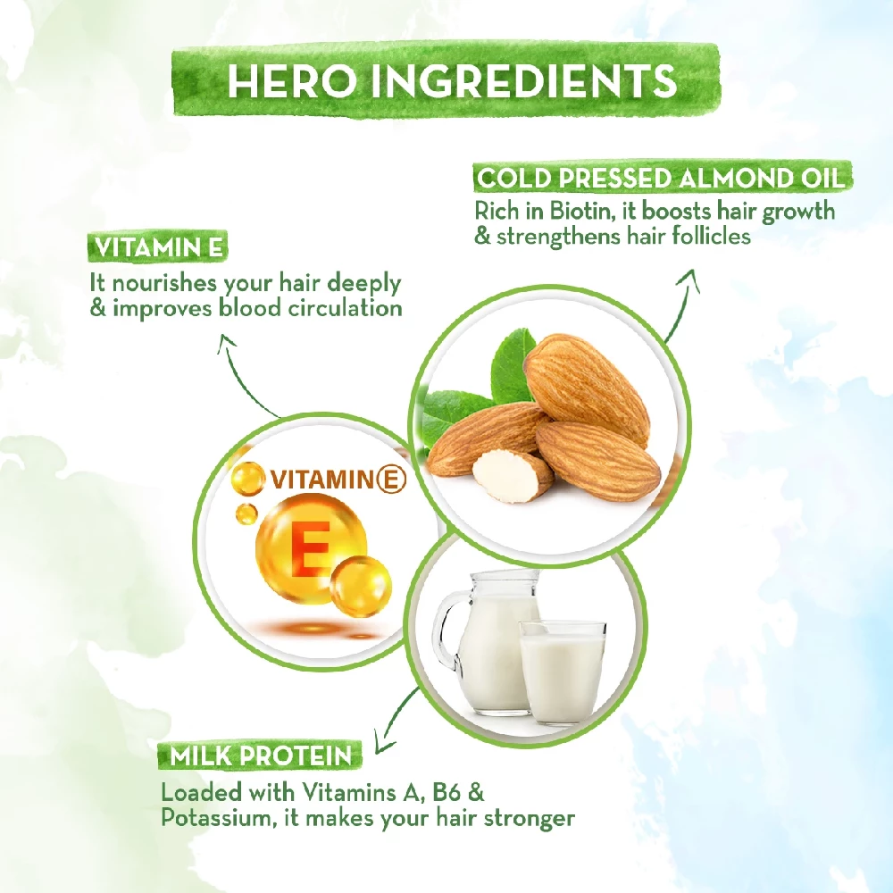 Mamaearth Almond Hair Mask with Cold Pressed Almond Oil & Vitamin E for Healthy Hair Growth, 200 g-4.webp